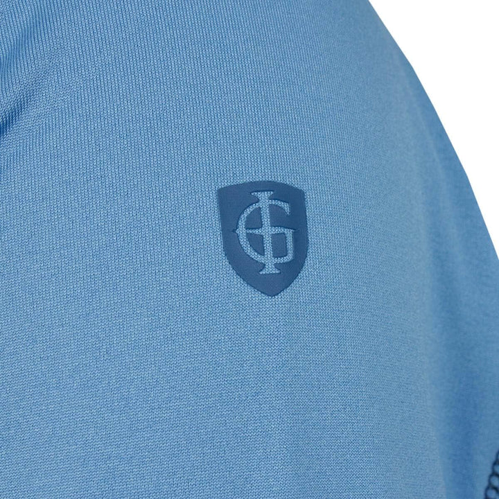 Insel Grün Herren Zip Neck Thermal Wicking Golf Sweater S Purist Blau, S Purist Blau