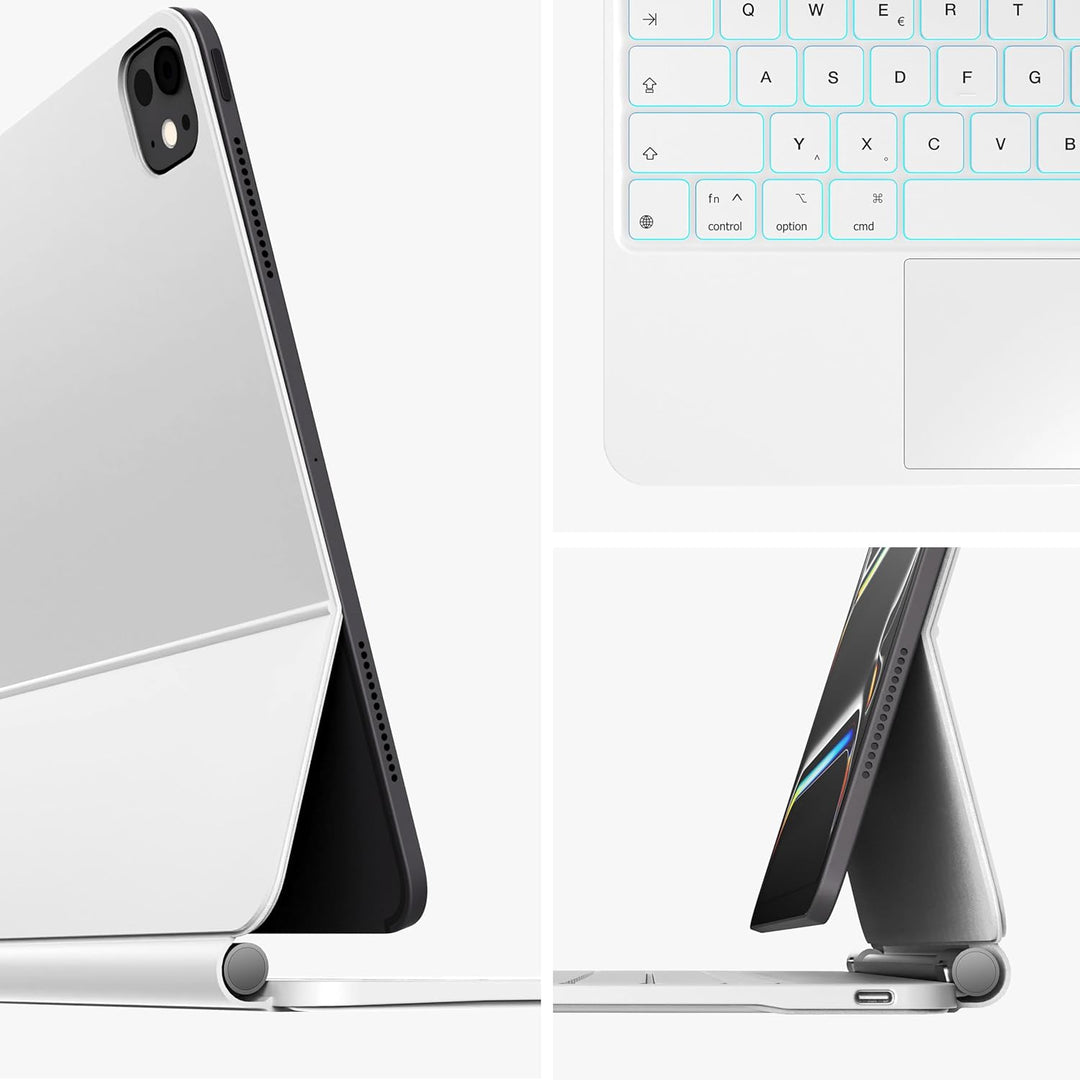 nimin Tastaturhülle für iPad Pro 13 Zoll M5 2025 / M4 2024, Multi-Touch-Trackpad, Magnetische Befest