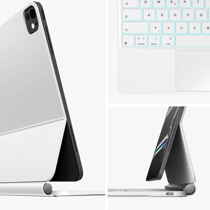 nimin Tastaturhülle für iPad Pro 13 Zoll M5 2025 / M4 2024, Multi-Touch-Trackpad, Magnetische Befest