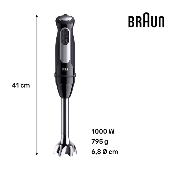 Braun MultiQuick 5 Pro MQ55755M, Stabmixer mit 25 Geschwindigkeitsstufen, Easy Click System Plus, 10