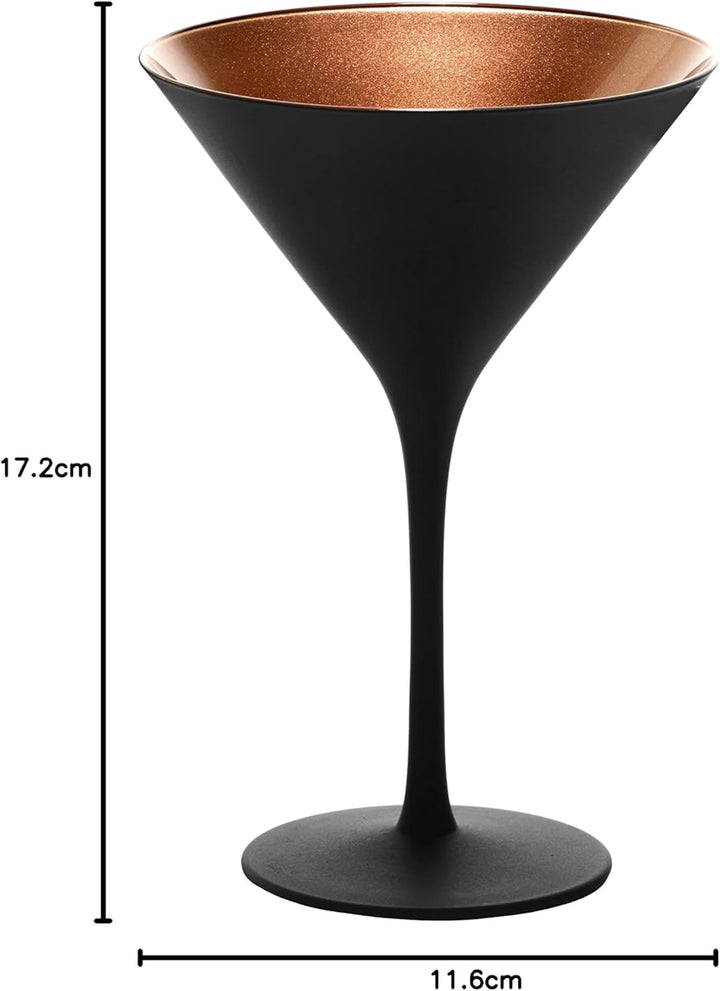 Stölzle Lausitz 1400025EL098 ELEMENTS Cocktailschale, Glas, 240 milliliters(6er pack) 6 Stück (1er P