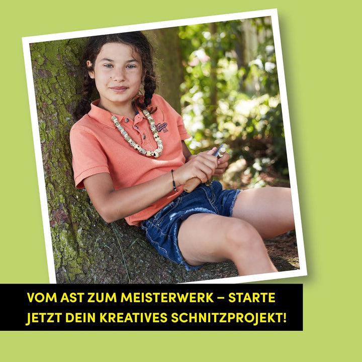 Kreativstart Kids Schnitzen. Anleitungsbuch und Material: 25 Modelle Schritt für Schritt erklärt. Mi