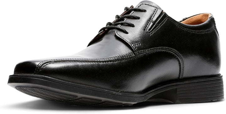 Clarks Herren Tilden Cap Derbys 39.5 EU Black Leather, 39.5 EU Black Leather