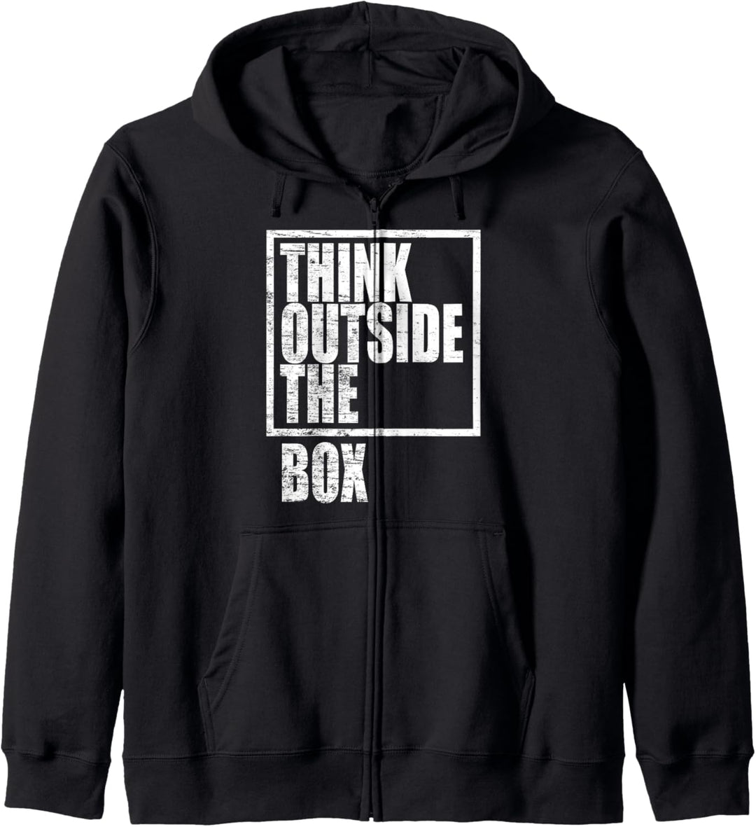 Think Outside The Box Anders Denken Inspiration Lehrer Nerd Kapuzenjacke