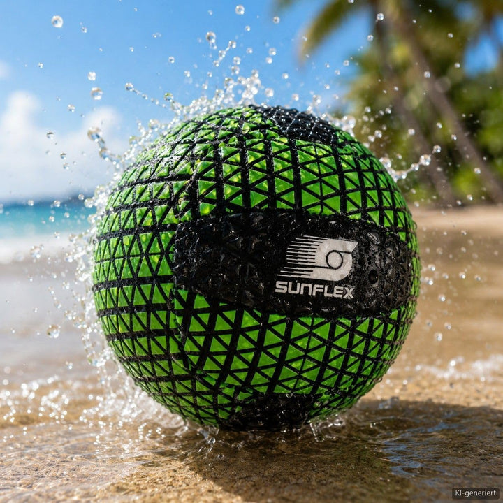 Sunflex® Beach- UND FUNBALL NeoGrip | Neopren Bälle mit maximalen Grip | rutschfeste Silikon-Oberflä