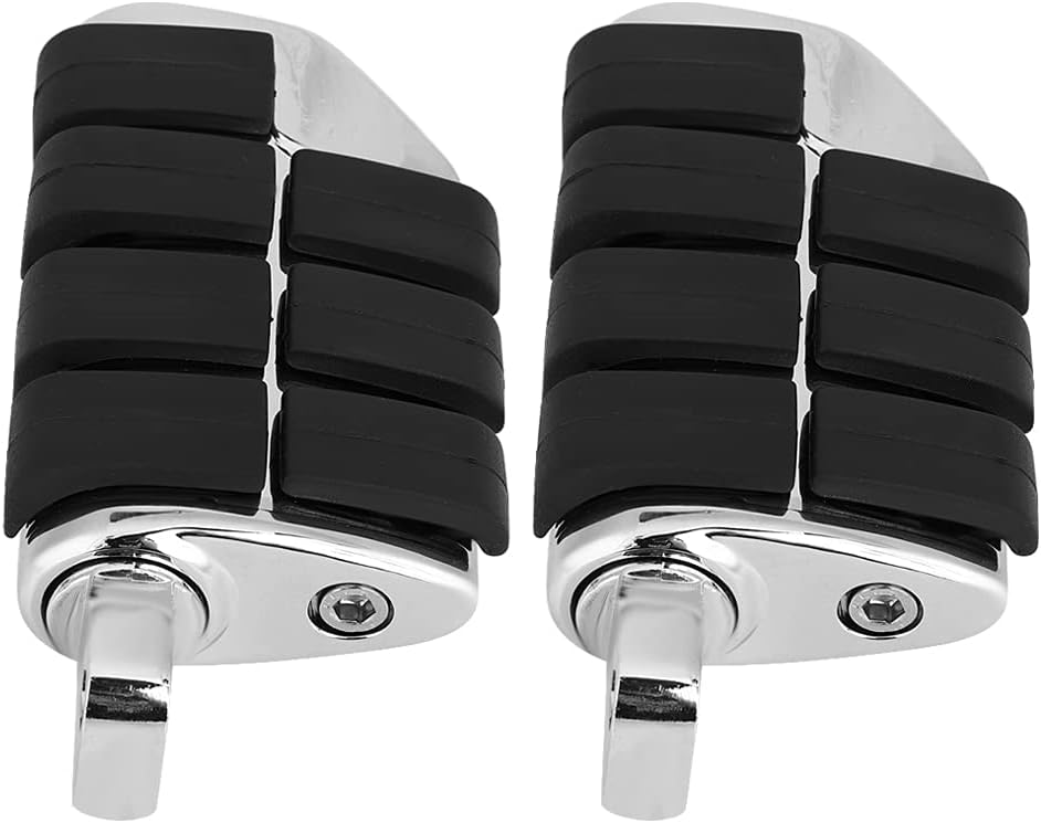 Highway Pegs Aluminium Chrom Fussrasten Fussrasten Trittbretter Refit Fusspedale Gummi Lion Paw Fuss