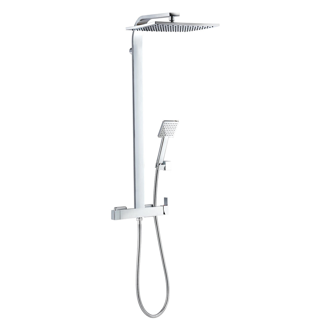 Wirquin 60721390 Palermo Touch Duschsäule mit Mechanische Mischbatterie, touch