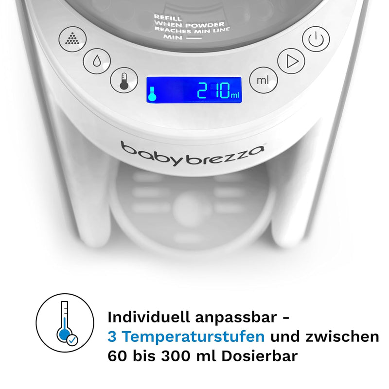 Baby Brezza - Formula Pro Advanced - automatischer Flaschenzubereiter - dosiert und mischt heisses W