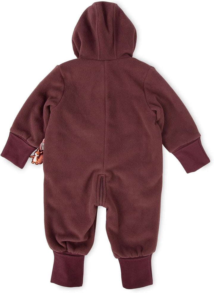 Sigikid Baby-Mädchen Autumn Forest Fleeceoverall mit Baumwollfutter 68 beere, 68 beere