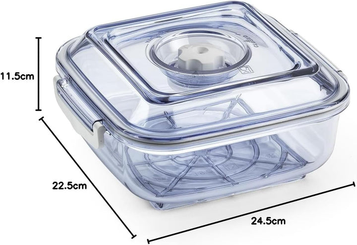 Magic vac ACO1073 Vakuumbehälter, Grau/Transparent 2,5 L, 2,5 L