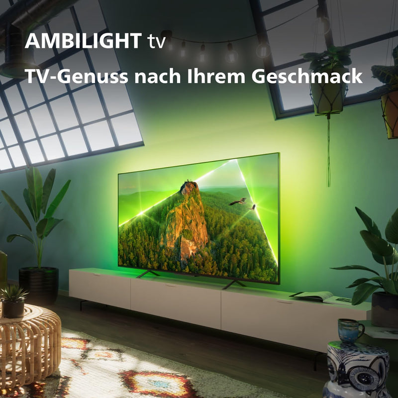 Philips Smart TV | 43PUS8108/12 | 108 cm (43 Zoll) 4K UHD LED Fernseher | 60 Hz | HDR | Dolby Vision