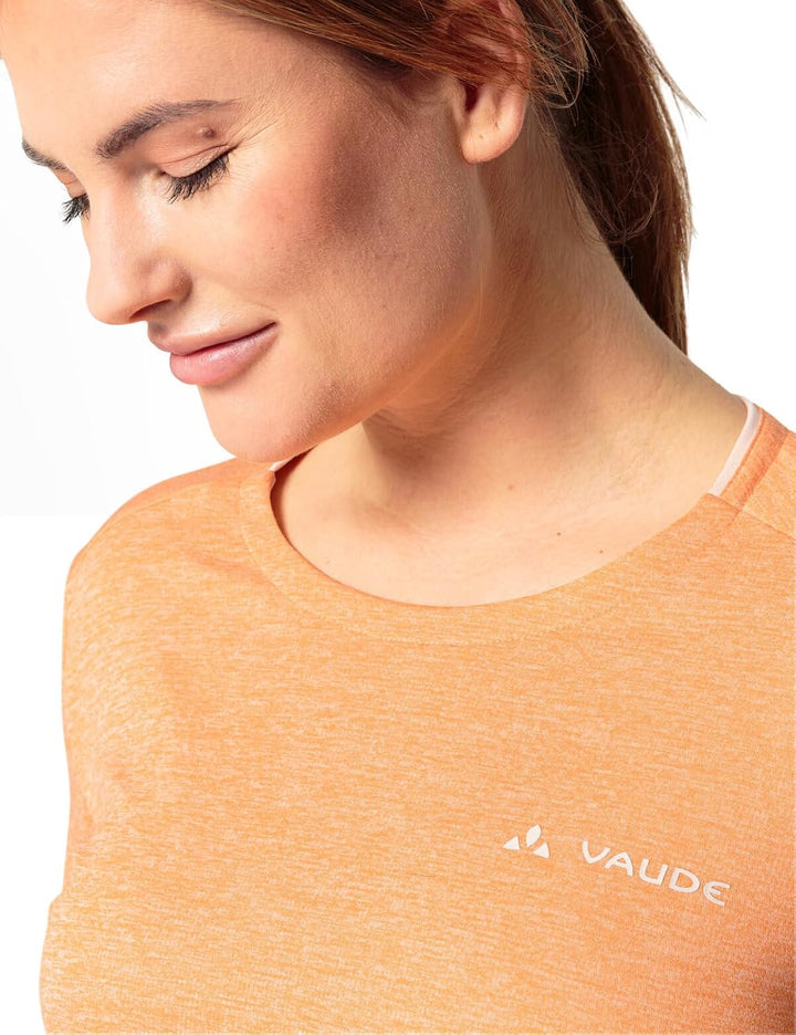 VAUDE Damen Women's Essential Ls T-Shirt T-Shirt 46 Orange (Sweet Orange), 46 Orange (Sweet Orange)