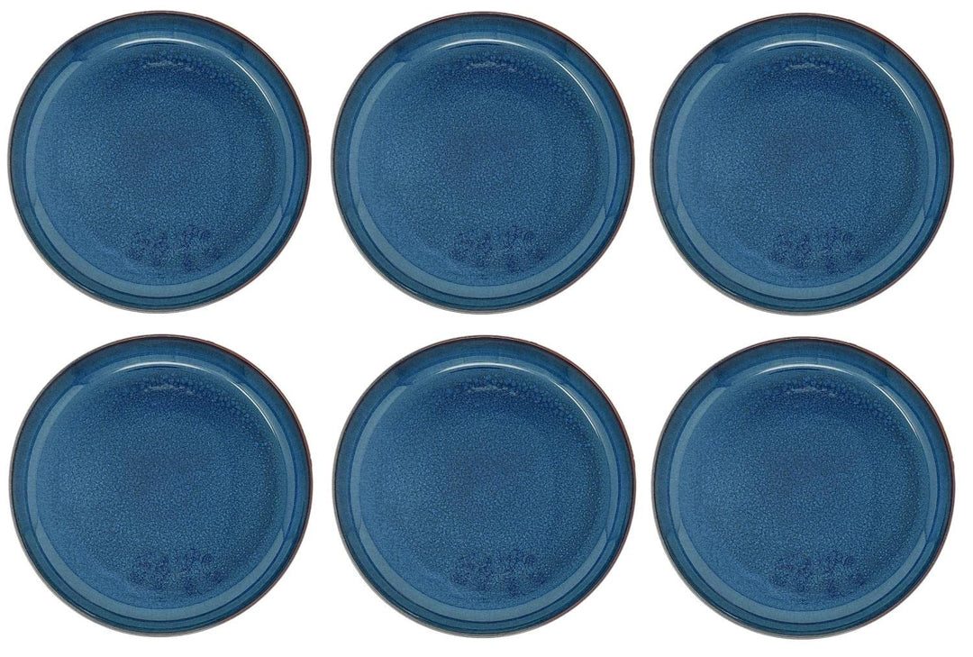 Villeroy & Boch Like. by Crafted Denim 6er Set Teller Suppenteller blau 21.8cm P