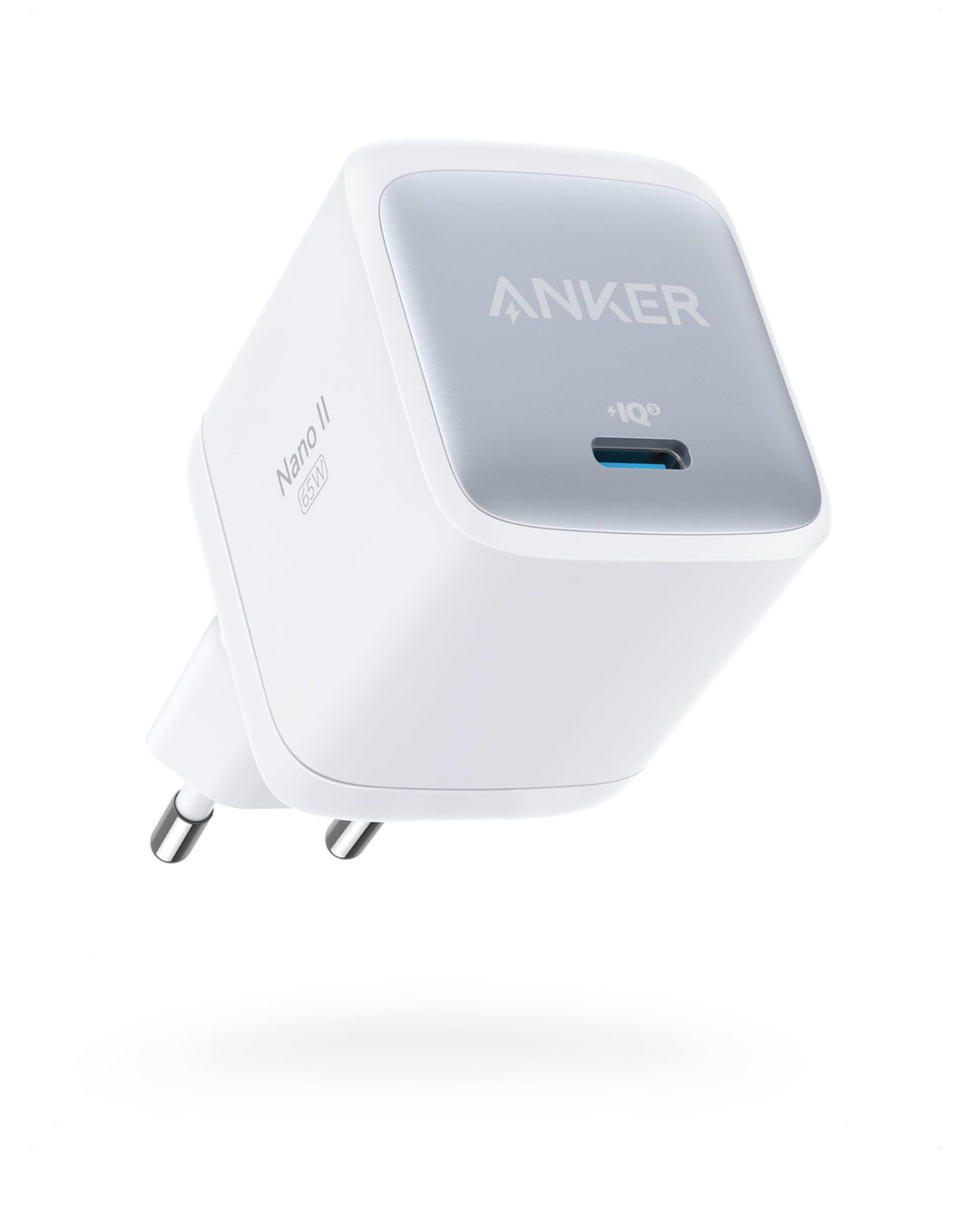 Anker Nano II 65W USB-C Ladegerät Netzteil mit Schnellladeleistung, GaN II Technologie, Kompatibel m