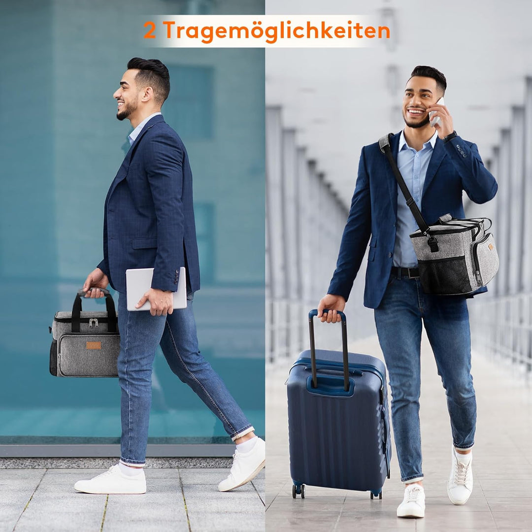 Lifewit Grosse Mittagstasche 24-Dosen (15L) Isolierte Lunchbox Weiche Kühlbox Kühltasche für Erwachs
