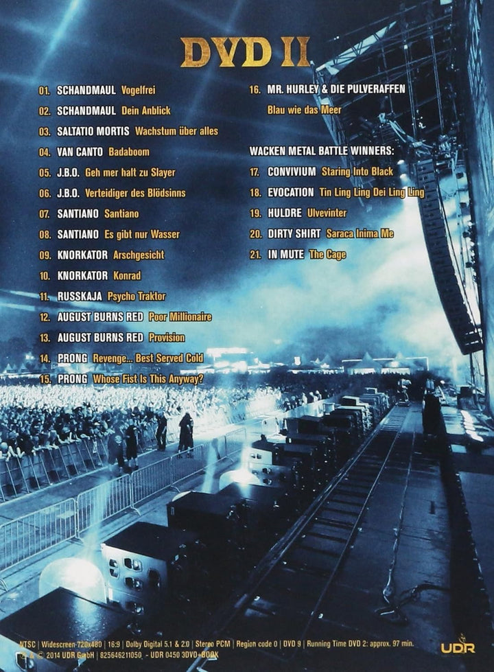 25 Years of Wacken: Snapshots, Sraps, Thoughts & Sounds [3 DVDs], DVD