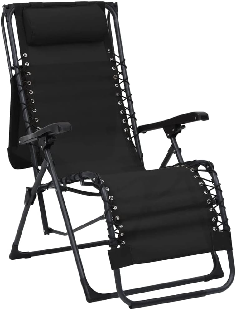 vidaXL 2X Liegestuhl Klappbar Gartenstuhl Sonnenliege Relaxliege Gartenliege Strandliege Campingstuh