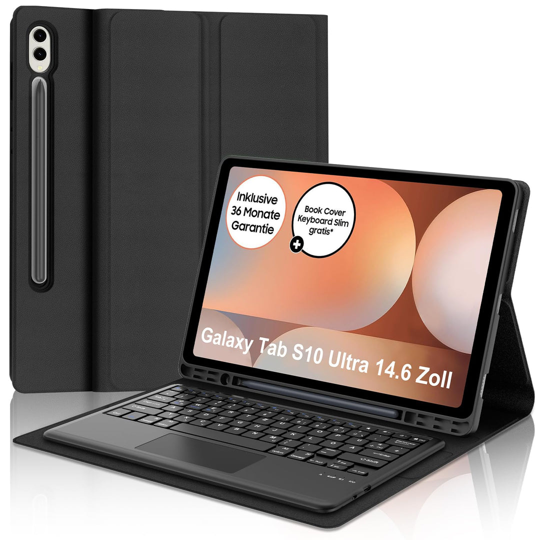 IVEOPPE Tastatur für Samsung Galaxy Tab S10 Ultra 2024, Hülle mit Tastatur Galaxy Tab S10 Ultra/S9 U