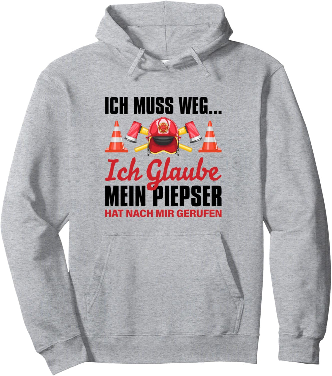 Feuerwehr Spruch Geschenk für Feuerwehrmann Geburtstag Männe Pullover Hoodie