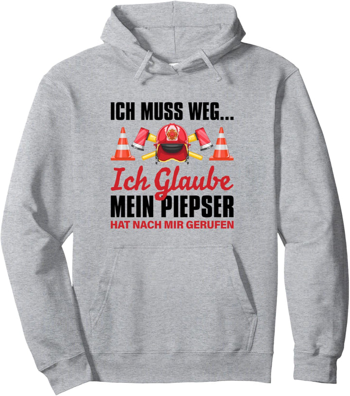 Feuerwehr Spruch Geschenk für Feuerwehrmann Geburtstag Männe Pullover Hoodie