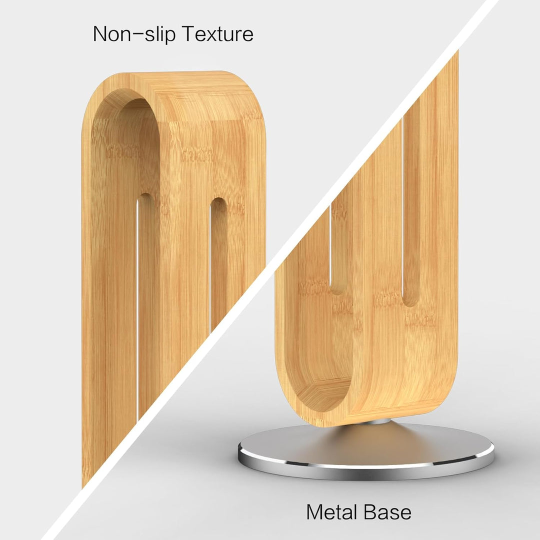 Kopfhörer Ständer Holz Schreibtisch U Form Headset Halterung Aluminium Gaming Kopfhörer Aufbewahrung
