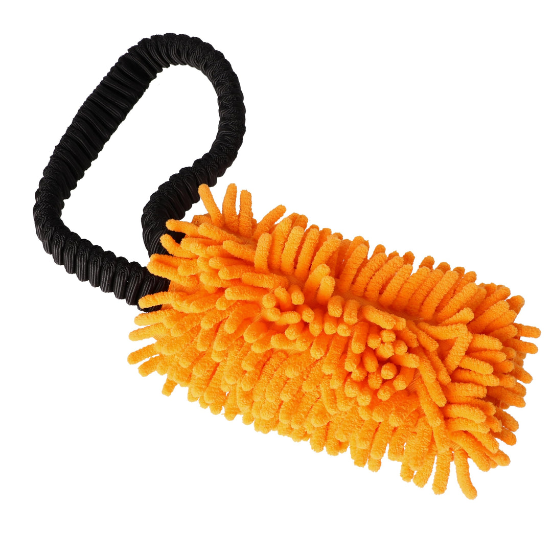 Dingo Hundespielzeug Mop 19 x 7 cm mit Bungee Griff 41 cm Agility Apporte Motivation Spiel mit Hund