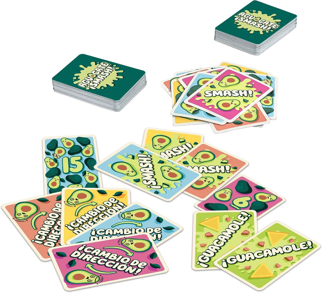 Aguacate Smash! Brettspiel Kartenspiel.