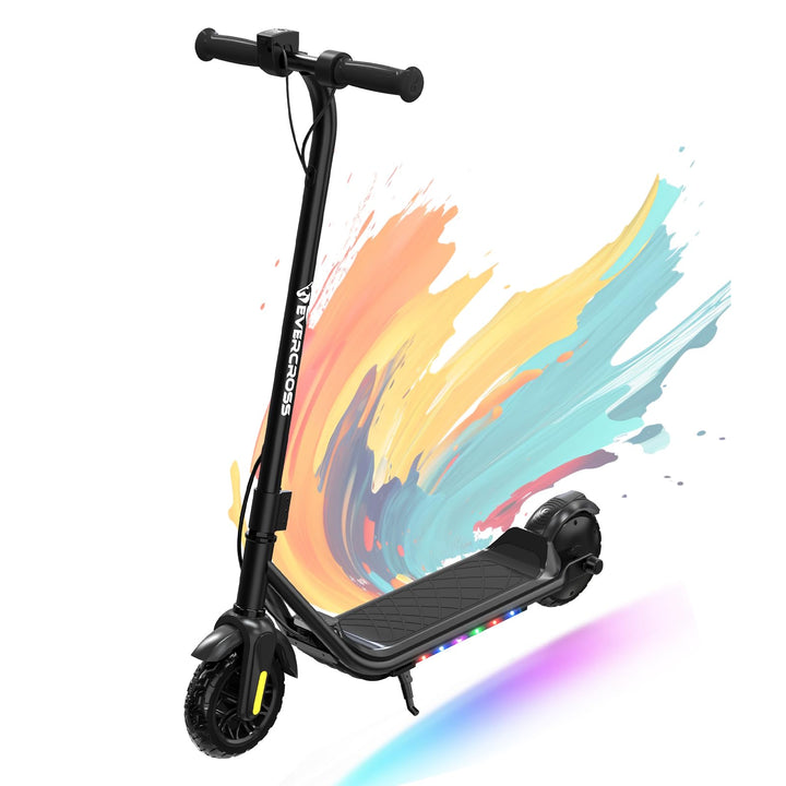EVERCROSS E6 Elektroroller für Kinder, 7" Leichter E-Scooter für 6-12 Jahre, Elektroscooter mit Eine