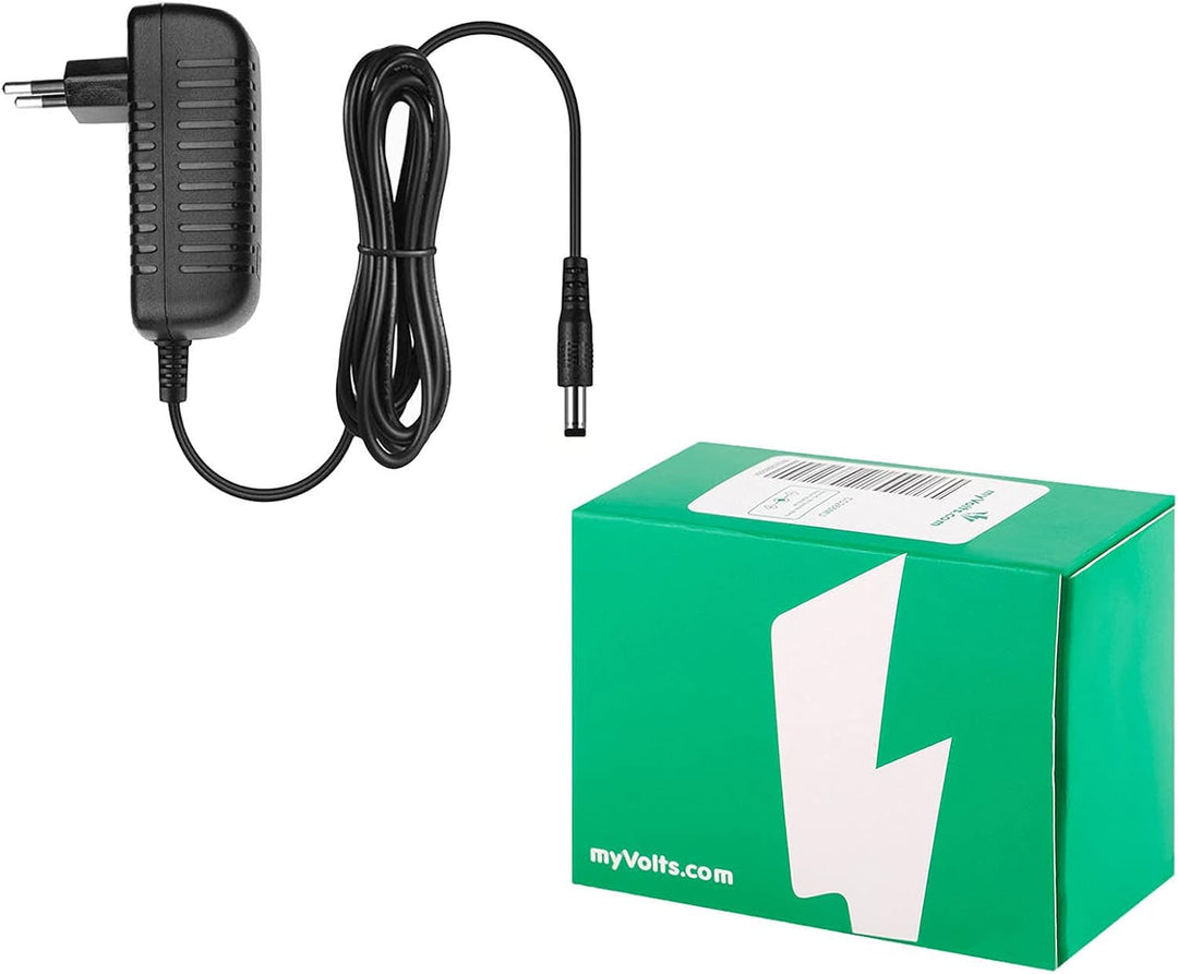 MyVolts 15V EU-Netzteil kompatibel mit Vestax PMC-05 Pro II Mixer Standard, Standard