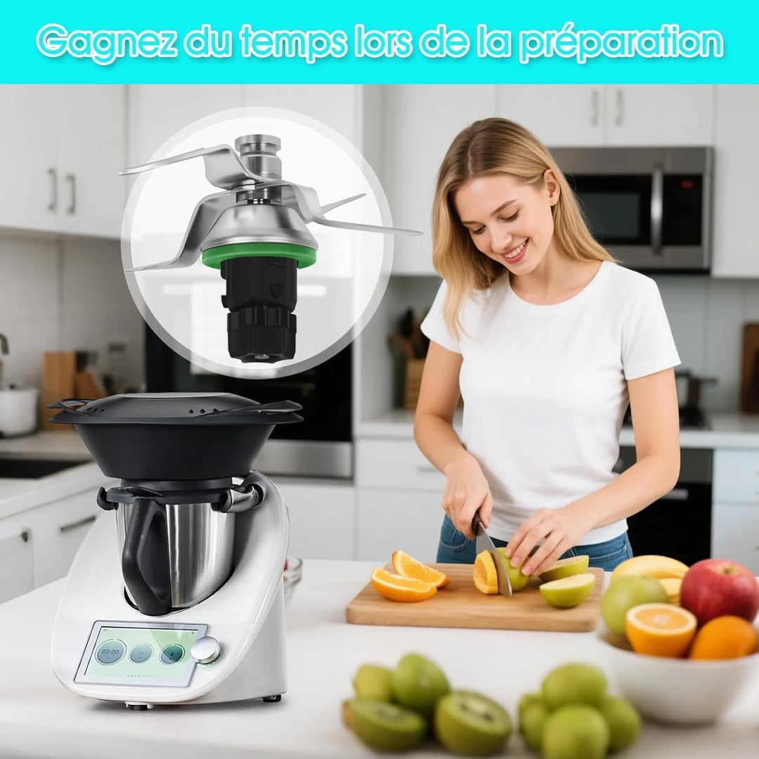 Messer für Thermomix TM5 TM6, Ersatz für Vоrwerk Thermоmix Messer TM6 TM5