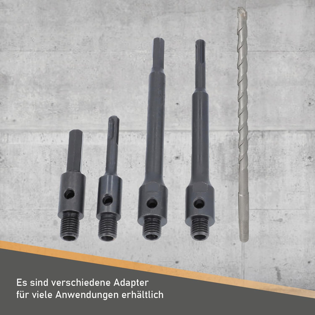 BTEC Diamant Bohrkrone SDS-plus lang (200mm) Aufnahme und Zentrierbohrer Nutzlänge 180 mm Ø 32 mm Be