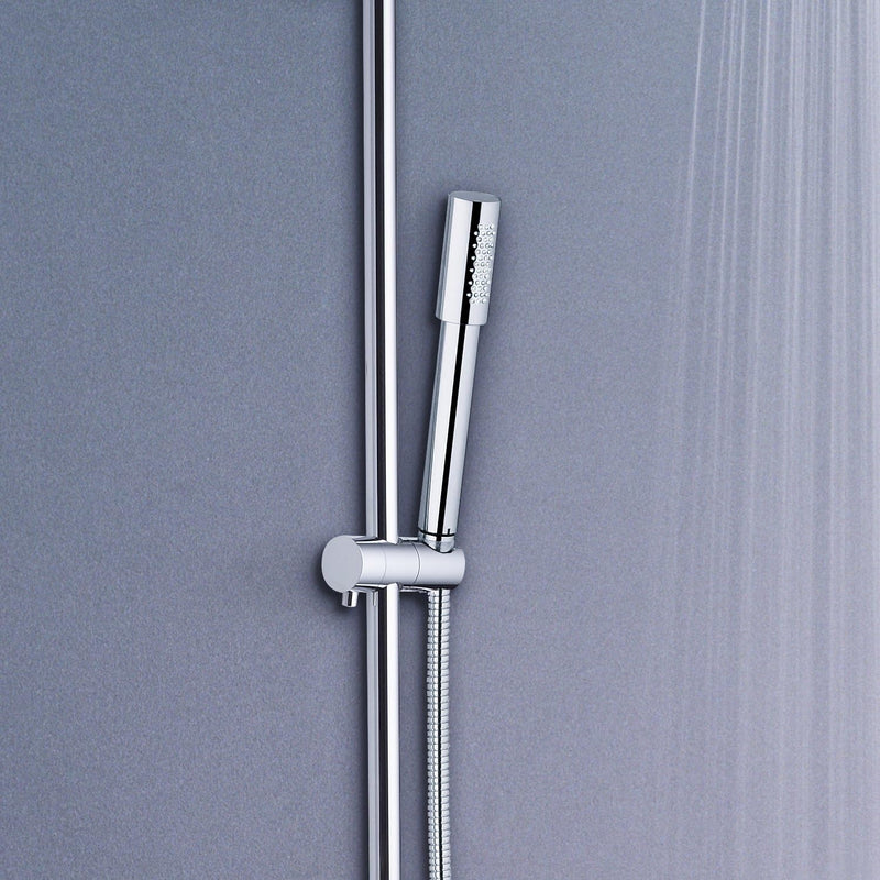 GROHE Rainshower 210 - Duschsystem mit Umstellung (Wandmontage, Antikalk-System, langlebige Oberfläc