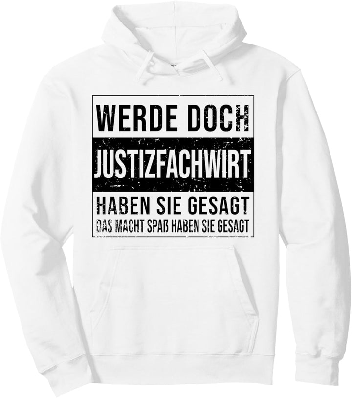 Richtern Geburtstag Arbeit witzige Justizfachwirt Pullover Hoodie