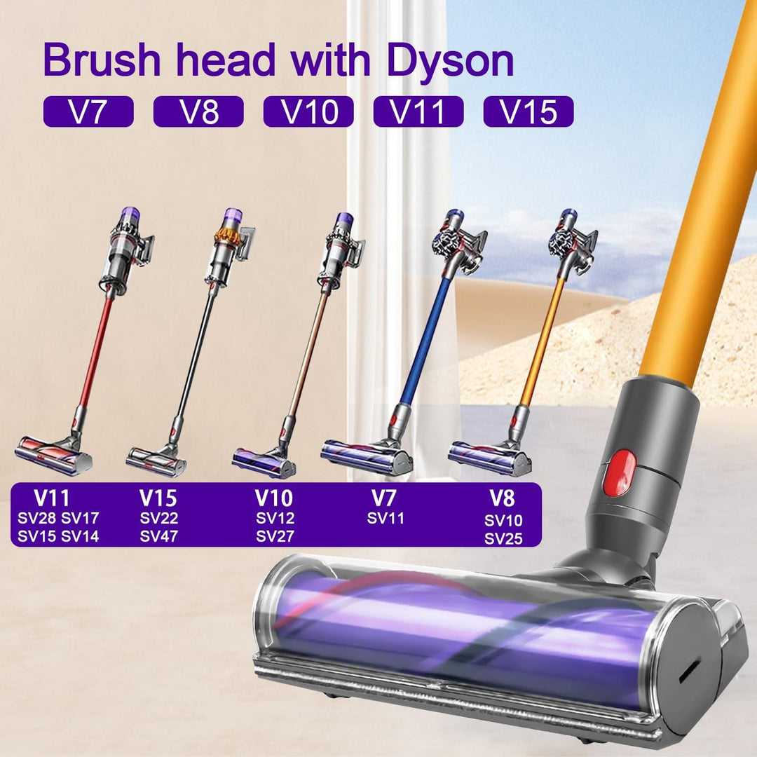 Bürste kompatibel für Dyson V11 V15 V10 V7 V8 Staubsauger zubehör, Bodendüse Ersatzteile für Dyson V