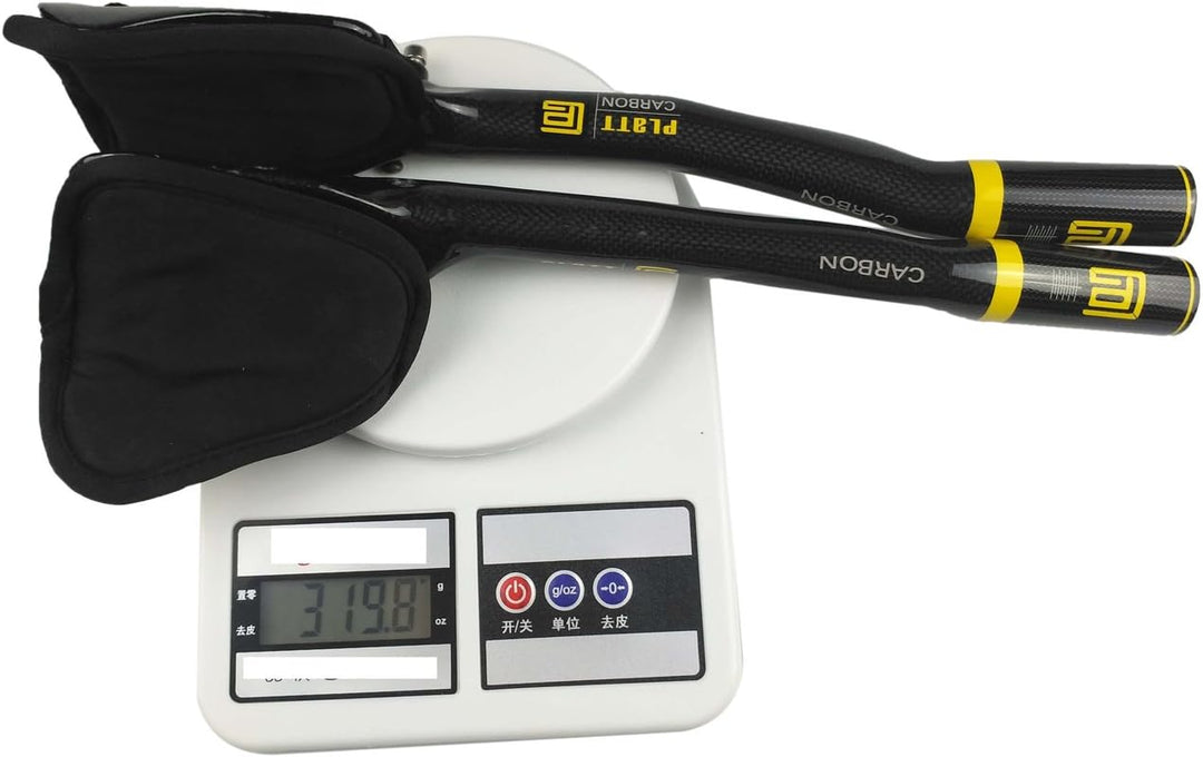 PLATT Fahrradlenker 31,8 Carbonlenker Renn/Triathlonlenker Aerobar Lenkeraufsatz Tri Bar, 3K Glossy