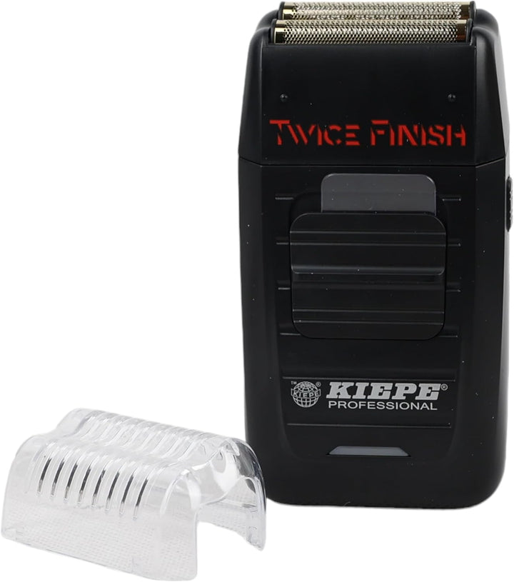 Twice Finish - Kiepe Italia Elektrischer Rasierer, Schwarz
