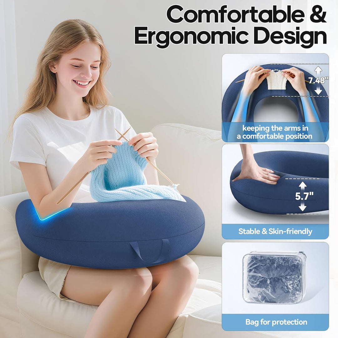 Gaming Kissen & Lesekissen, Reading Pillow für das Sitzen auf dem Bett/Sofa/Fussboden, Fütterungs/Hä