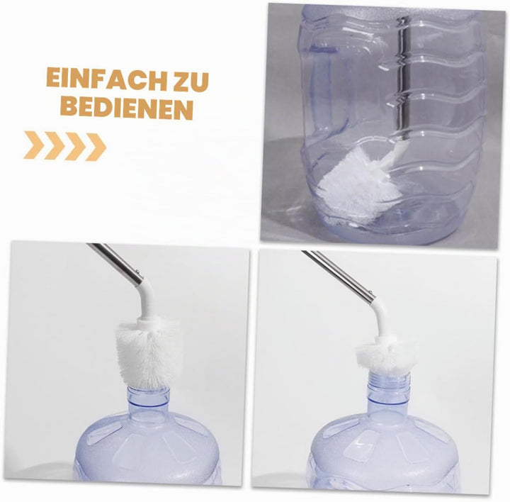 Wasserkanister Reinigungsbürste mit Langem Griff Flexible Flaschenbürste für Wassertank und Gallonen