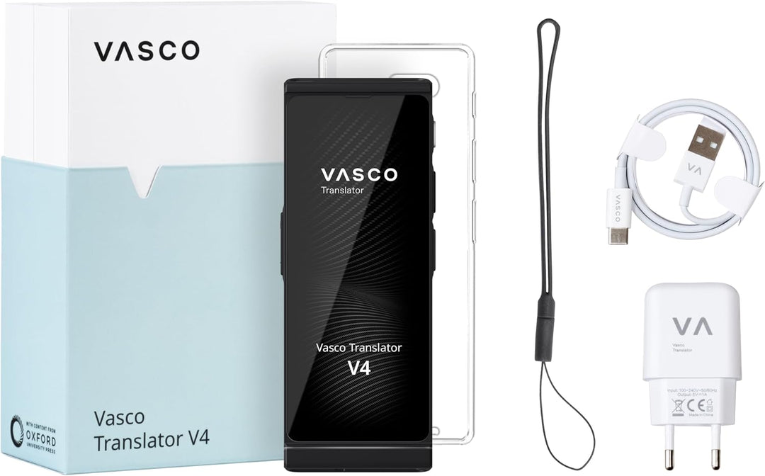 Vasco Translator V4 Sprachübersetzer | Übersetzungsgerät | Übersetzt lebenslang gratis | 108 Sprache