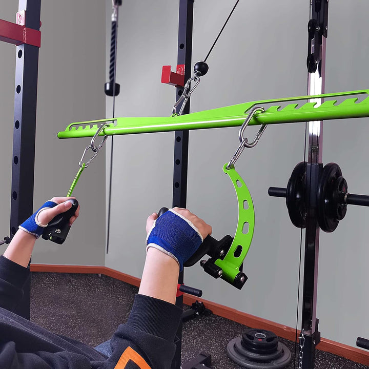 KORIKAHM Home Gym Fitness Spreizstange Multi-Grip Breit Latzugstange Neutral Grip Griff Latzugaufsät
