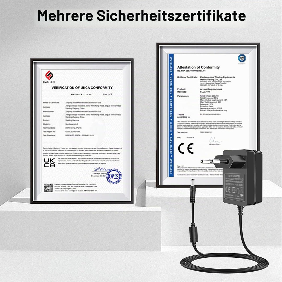 9V Netzteil Netzkabel, kompatibel mit Brother P-Touch Etikettendruckern PT-D210 PT-E100 PT-D200 PT-H
