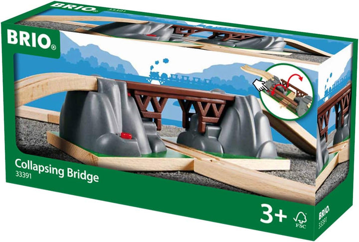 BRIO World 33889 Grosse Goldmine mit Sound-Tunnel – Zubehör Holzeisenbahn – Kleinkinderspielzeug emp