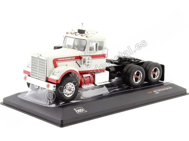 Ixo White Western Star 4864 Zugmaschine 1970 weiss rot Modellauto 1:43 Models