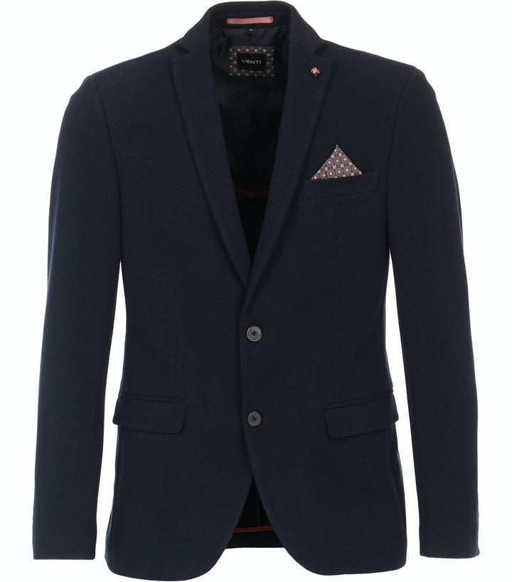 Venti Sakko Langarm Reverskragen Struktur Navy 48 Navy, 48 Navy