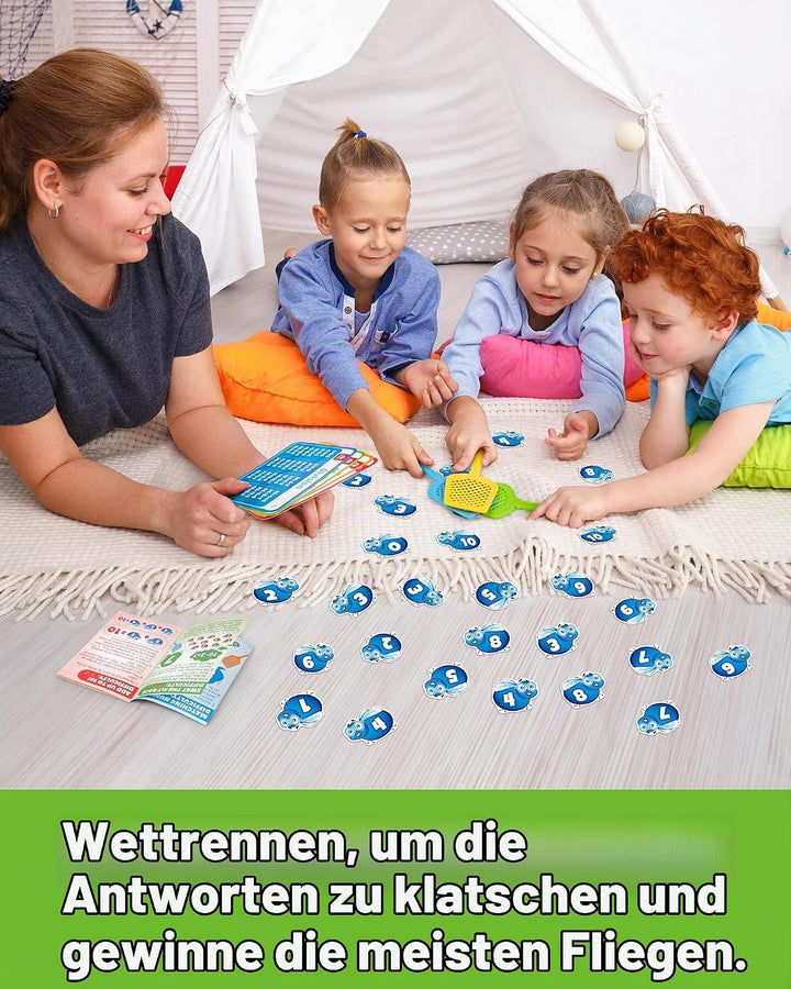 Coogam mathematische Berechnungspiel, mathematische Operationen lernen, Fliegenkarten zu schlagen, Ü