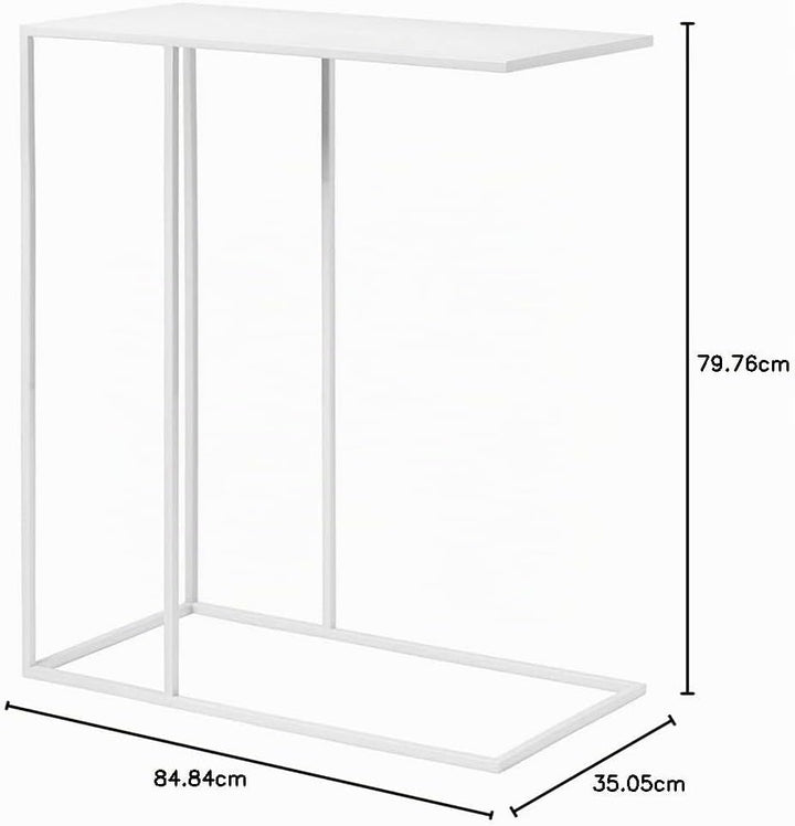Blomus Fera Beistelltisch, Stahl pulverbeschichtet, Weiss, One Size