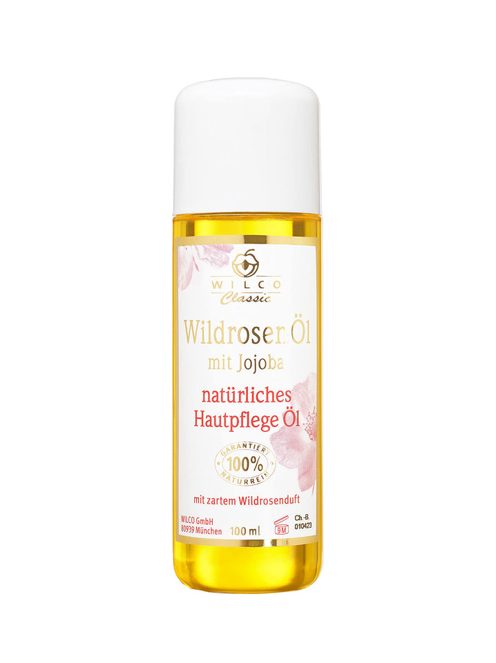Wildrosen-Öl, Wilco Classic, 100% Naturrein, für Körper und Gesicht. Gesichts und Haut-Öl. Mit zarte