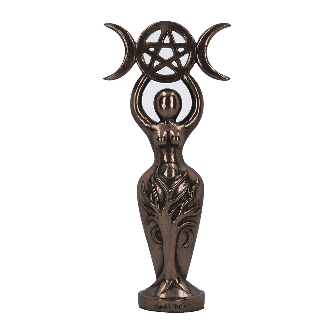 Nemesis Now Dekofigur Triple Goddess Idol, 25 cm, bronzefarben