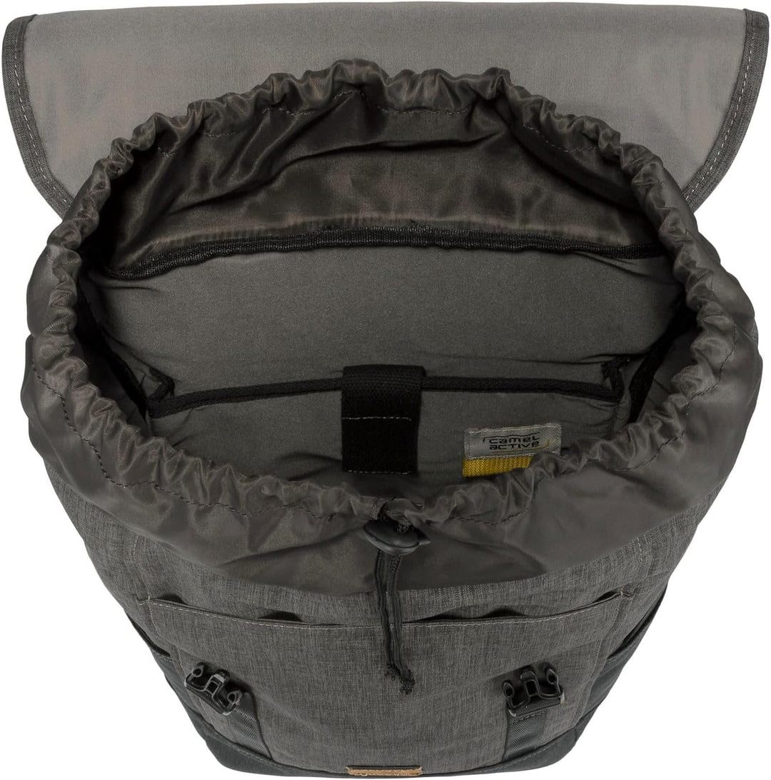 camel active, Indonesia, Rucksack Herren, 287 201 70, Grau, 35x15x45 cm