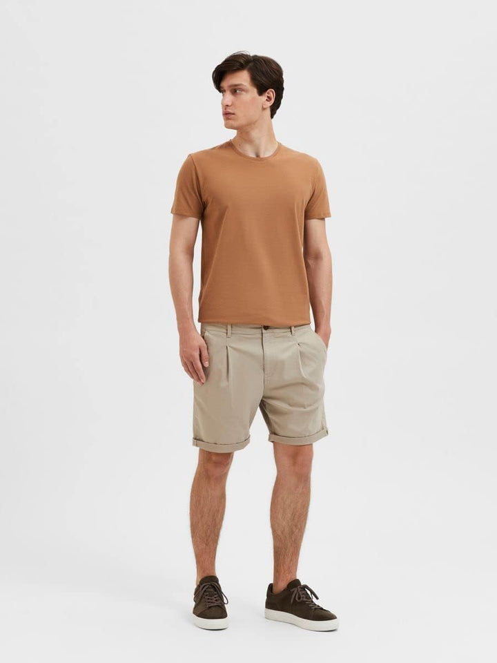 Selected Homme Herren Slhcomfort-Gabriel Shorts W Noos Chinoshorts XXL Pure Cashmere, XXL Pure Cashm